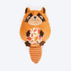 HUFT Reggie The Raccoon Squeaky Toy For Puppies - Brown - Heads Up For Tails