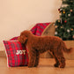 HUFT Personalised Tartan Plaid Snuggle Cushion Cover For Dog & Cat - Red