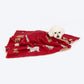 HUFT Bloom Buddies Blanket For Dog & Cat - Red - Heads Up For Tails