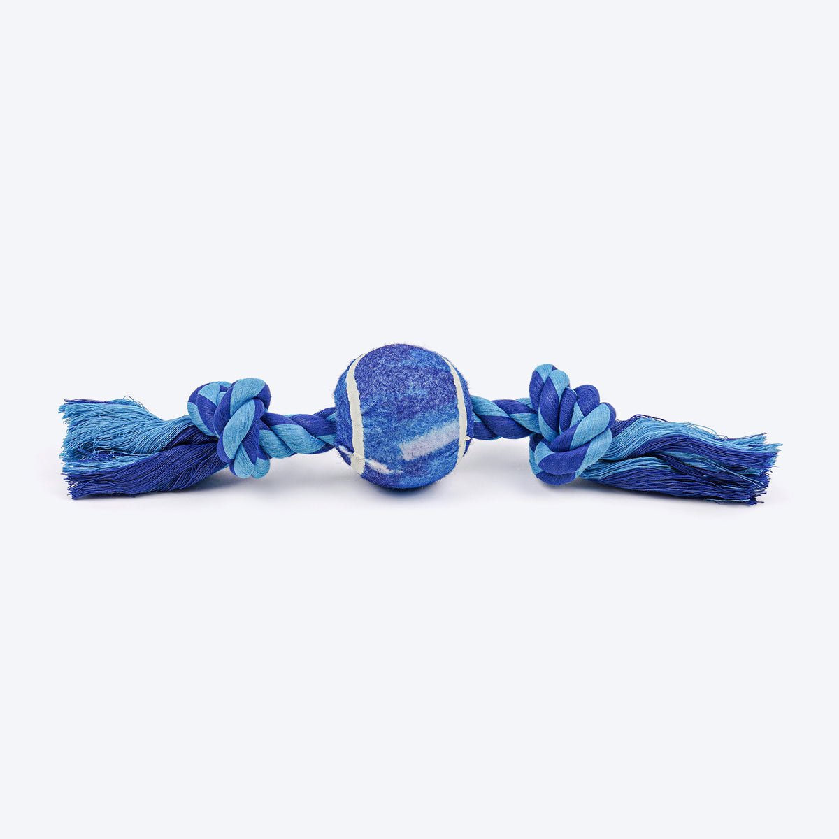Dash Dog Toss &amp; Tug Rope Toy For Dog - Navy Blue &amp; Turquoise
