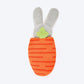 HUFT Boingy Bunny Crinkly Bungee Toy For Dog - Multicolor