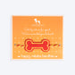 HUFT Furever Love Rakhi For Dog & Cat - Red - Heads Up For Tails