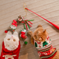HUFT Ho Ho Holiday Plush Toys For Cat - Set of 2