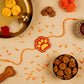 HUFT Paws Of Love Rakhi For Dog - Red - Heads Up For Tails