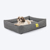 TLC Nesting Nook Bed For Dog - Charcoal Grey - Heads Up For Tails