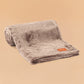 HUFT Furry Wrap Blanket For Dog & Cat - Dark Brown - Heads Up For Tails