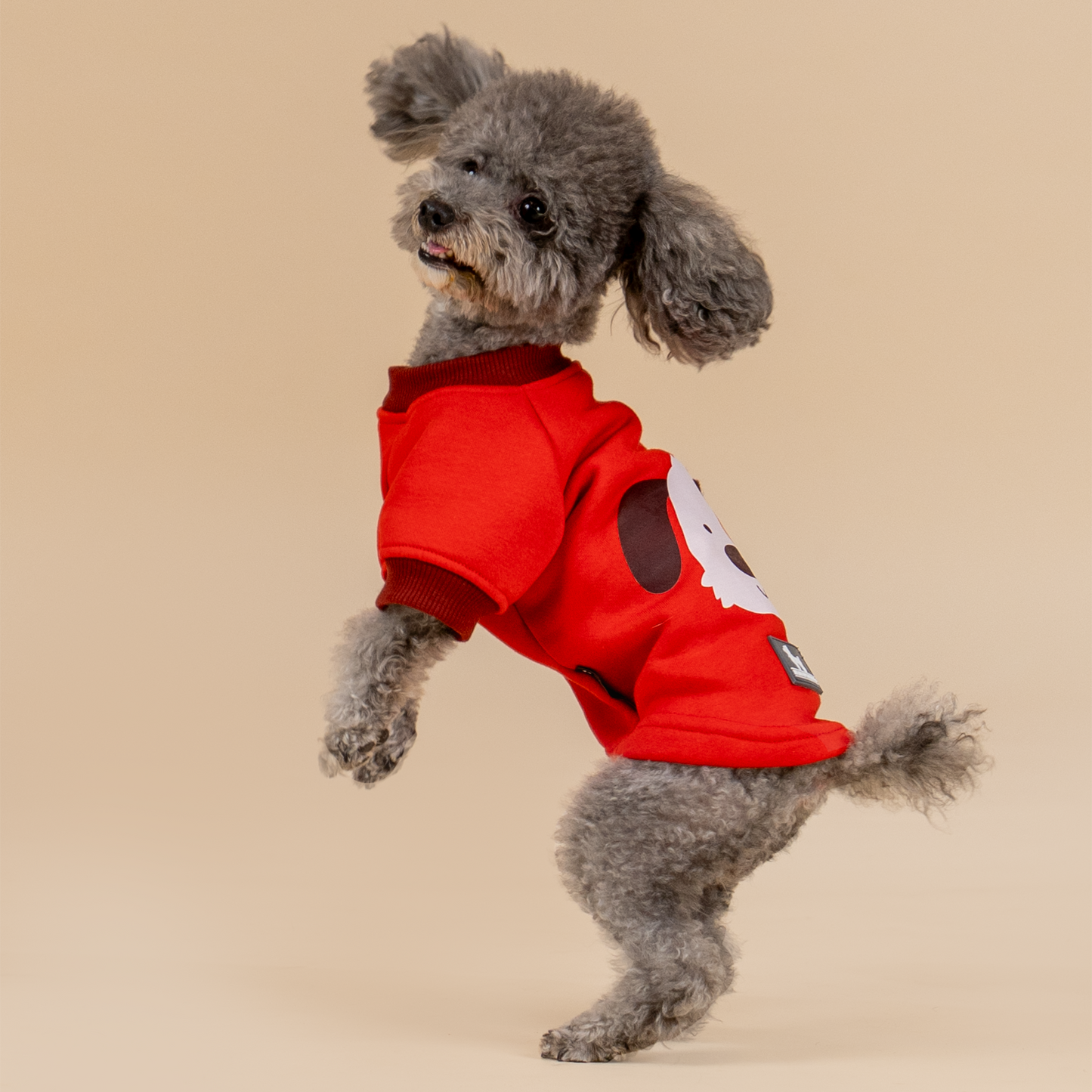 HUFT Woof Squad Sweatshirt For Dog - Red - Heads Up For Tails