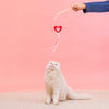 HUFT Love Heart Teaser Wand Toy For Cat - Multicolor - Heads Up For Tails