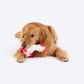 HUFT Love Alpaca Squeaky Plush Toy For Dog - White & Red - Heads Up For Tails