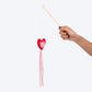 HUFT Love Heart Teaser Wand Toy For Cat - Multicolor - Heads Up For Tails