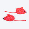 HUFT Cupid's Mouse Plush Toy With Catnip For Cat - Red - Heads Up For Tails