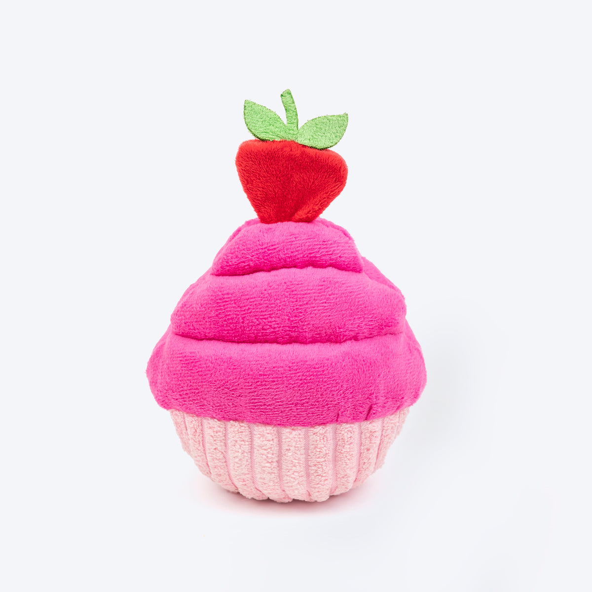 HUFT Cupcake Of Love Squeaky Plush Toy For Dog - Pink - Heads Up For Tails