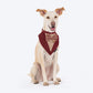 HUFT Tailored Tails Tuxedo Bandana For Dog - Maroon