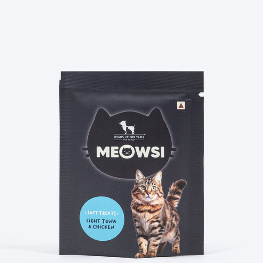 Meowsi by HUFT Light Tuna & Chicken Soft Cat Treats - 10 gm (Sample) - Heads Up For Tails