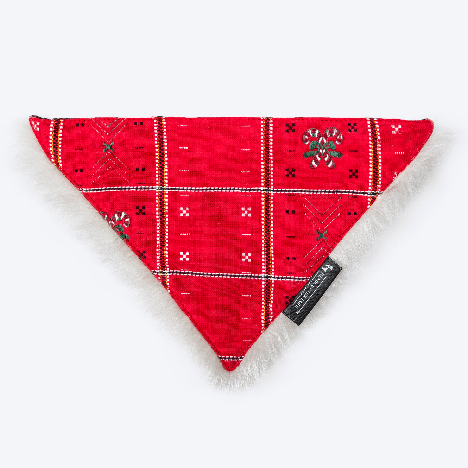 HUFT Christmas Santa's Beard And Cane Bandana For Dog & Cat - Heads Up For Tails