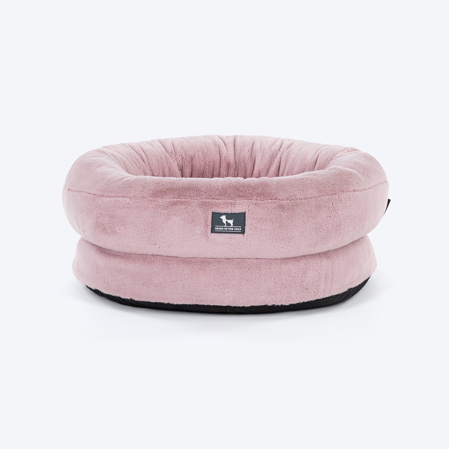 HUFT Elevated Furry Donut Bed For Cat & Puppy - Pink_01