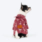 HUFT Printed Shirt For Dog - Red - Heads Up For Tails