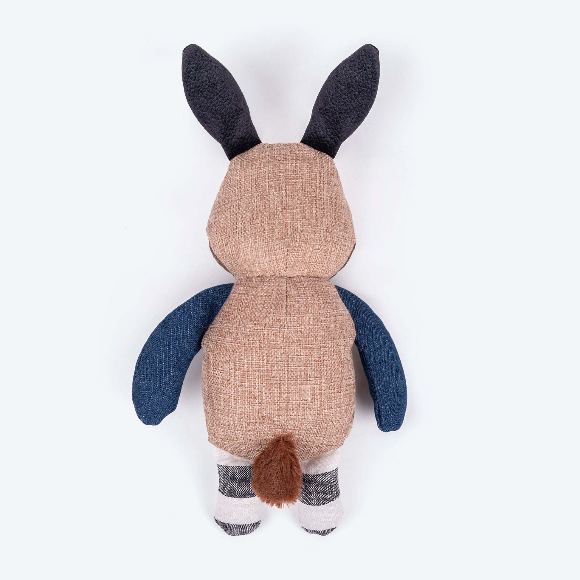 HUFT Rabbit Plush Toy For Dog - Brown - Heads Up For Tails