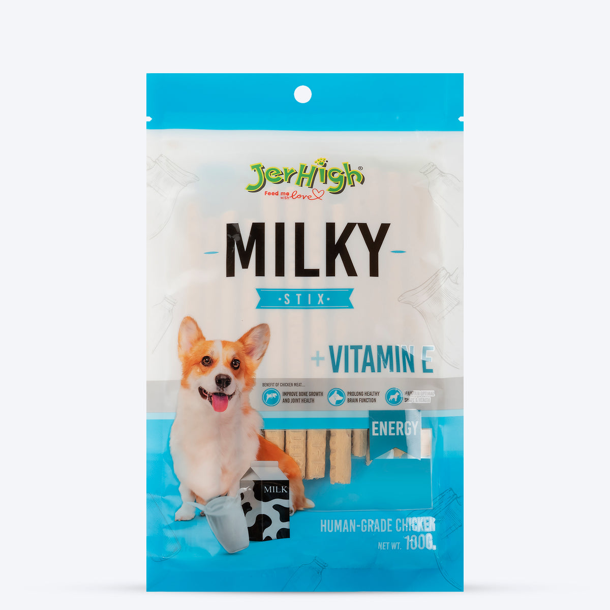 JerHigh Milk Stix Dog Treats - 100 g