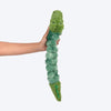 HUFT Slinky Gator Squeaky Plush Toy For Dog - Green - Heads Up For Tails