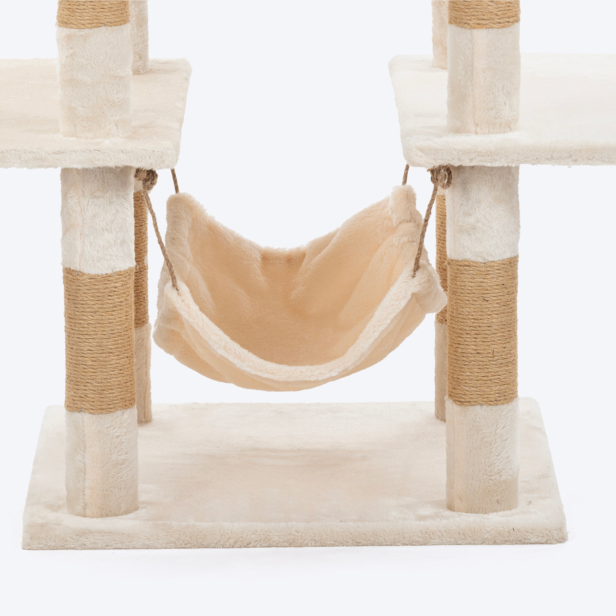 HUFT Purrch Paradise Multipurpose Cat Tree - Beige - Heads Up For Tails