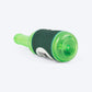 HUFT Beer Bottle Rubber Toy For Dog - Green & Black - Heads Up For Tails