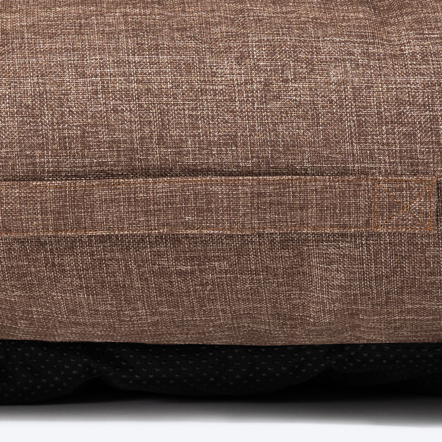 HUFT Furry Paradise Lounger Dog Bed - Brown