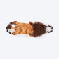 HUFT Lion With Rope Plush Toy For Dog - Brown - Heads Up For Tails