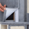 HUFT Meowtrix Tower Multipurpose Cat Tree - Grey - Heads Up For Tails