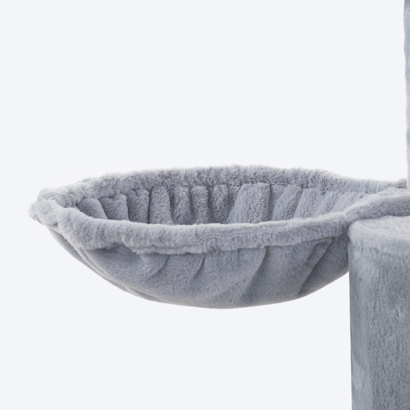 HUFT Meowtrix Tower Multipurpose Cat Tree - Grey - Heads Up For Tails