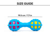 HUFT Double Trouble Chew Toy For Dog - Multicolor - Heads Up For Tails