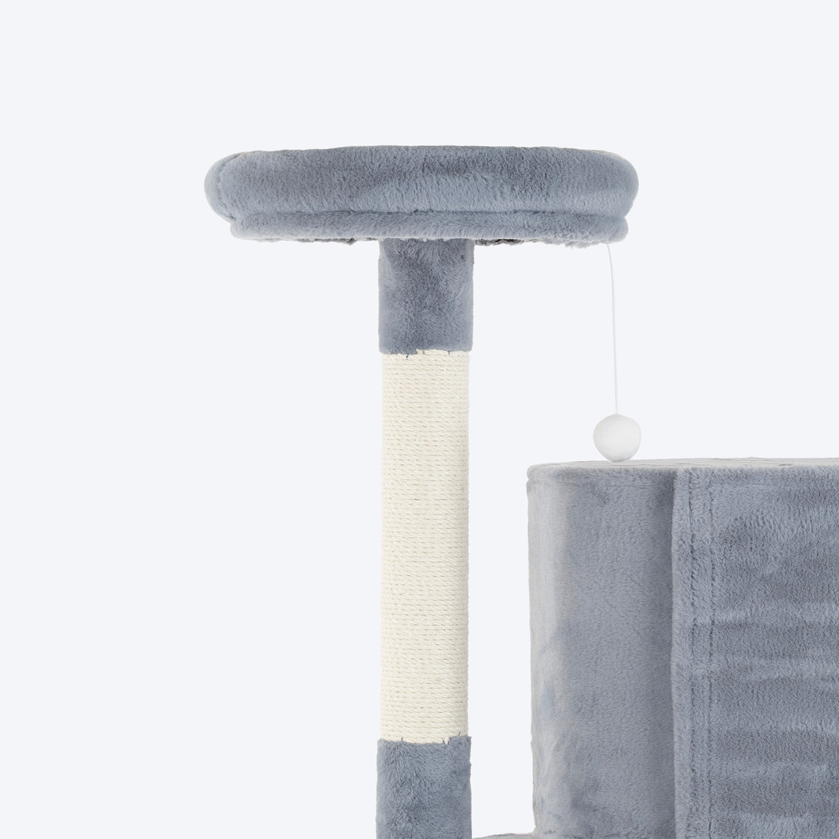 HUFT Meowtrix Tower Multipurpose Cat Tree - Grey - Heads Up For Tails