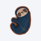 HUFT Jean Sloth Plush Toy For Dog - Navy Blue - Heads Up For Tails