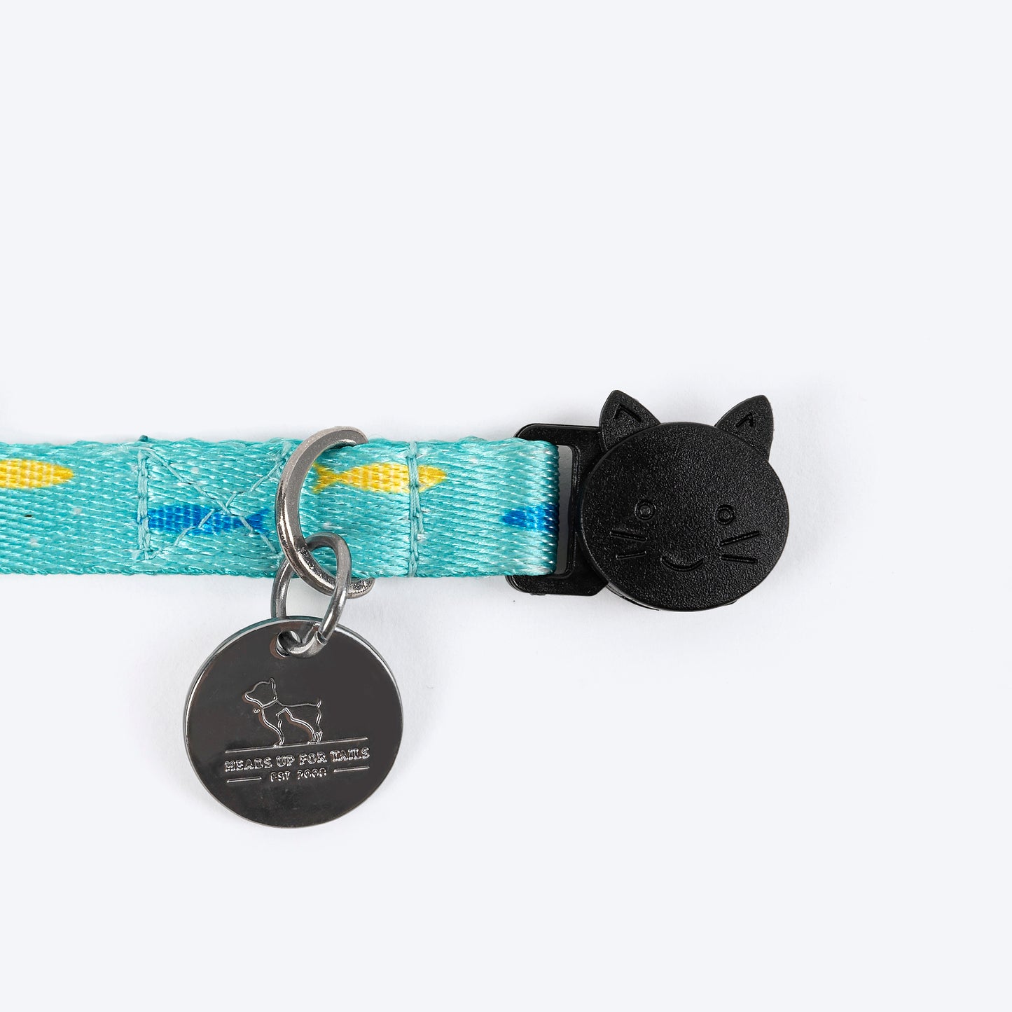 HUFT Meowvelous - Breakaway Cat Collars - Pink & Sea Blue - Heads Up For Tails