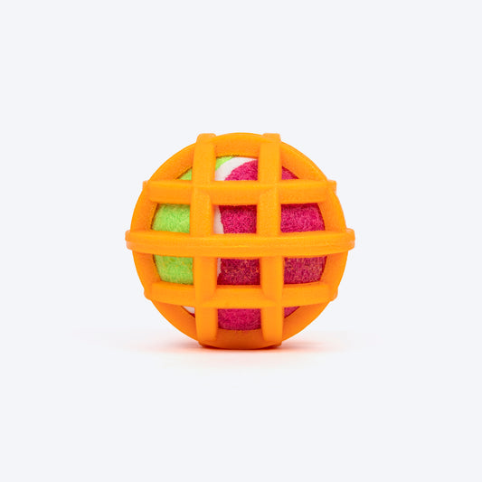 HUFT Tennis Buddy Ball Toy For Dog - Multicolor - Heads Up For Tails