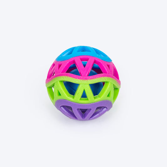 HUFT Rainbow Carnival Ball For Dog - Multicolor - Heads Up For Tails
