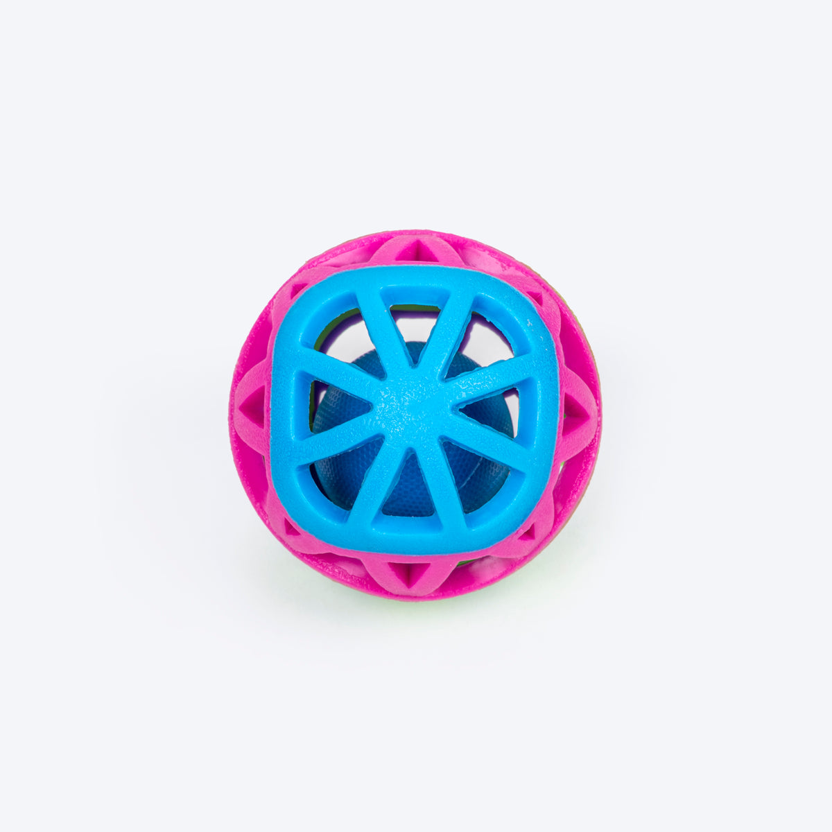 HUFT Rainbow Carnival Ball For Dog - Multicolor - Heads Up For Tails