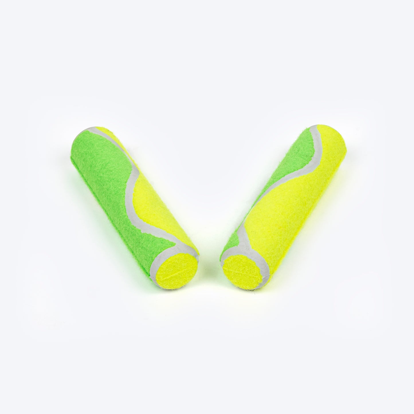 HUFT Dumbell Duo Chew Toy For Dog - Green & Yellow - Set Of 2 - Heads Up For Tails