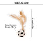 HUFT Sporty Trio Feather Balls For Cat - Multicolour - Set Of 3 - Heads Up For Tails