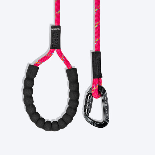 HUFT Rope Dog Leash With Carabiner - Magenta Pink_01