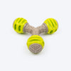 HUFT Triple Treat Chew Toy For Dog - Green - Heads Up For Tails