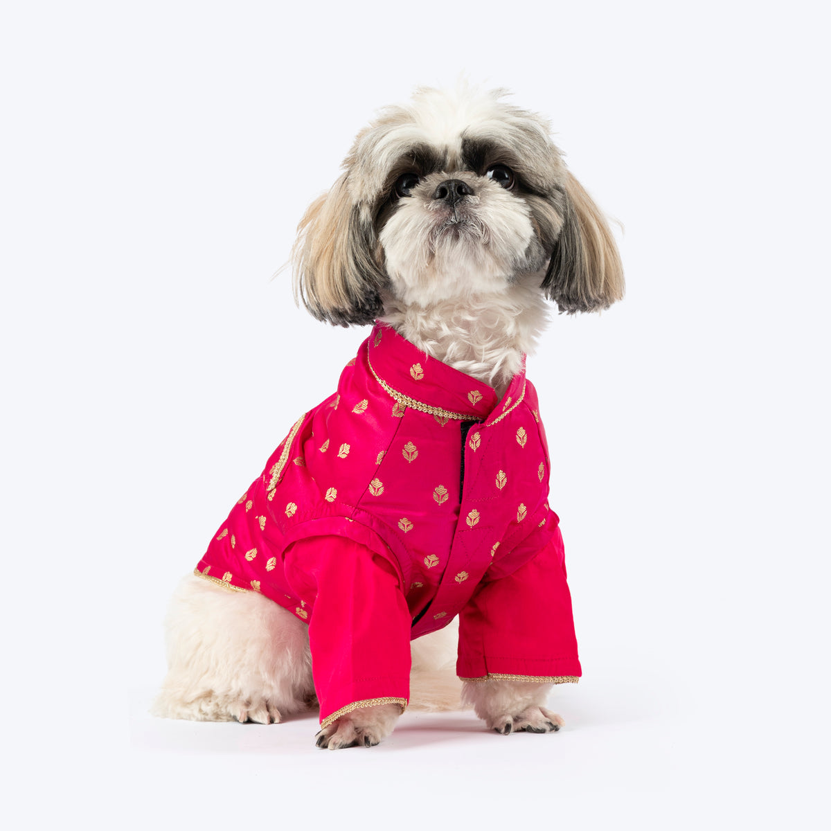 HUFT Shahi Paws Kurta For Dog - Pink