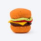 HUFT Burger Cuddle Dog Toy - Heads Up For Tails