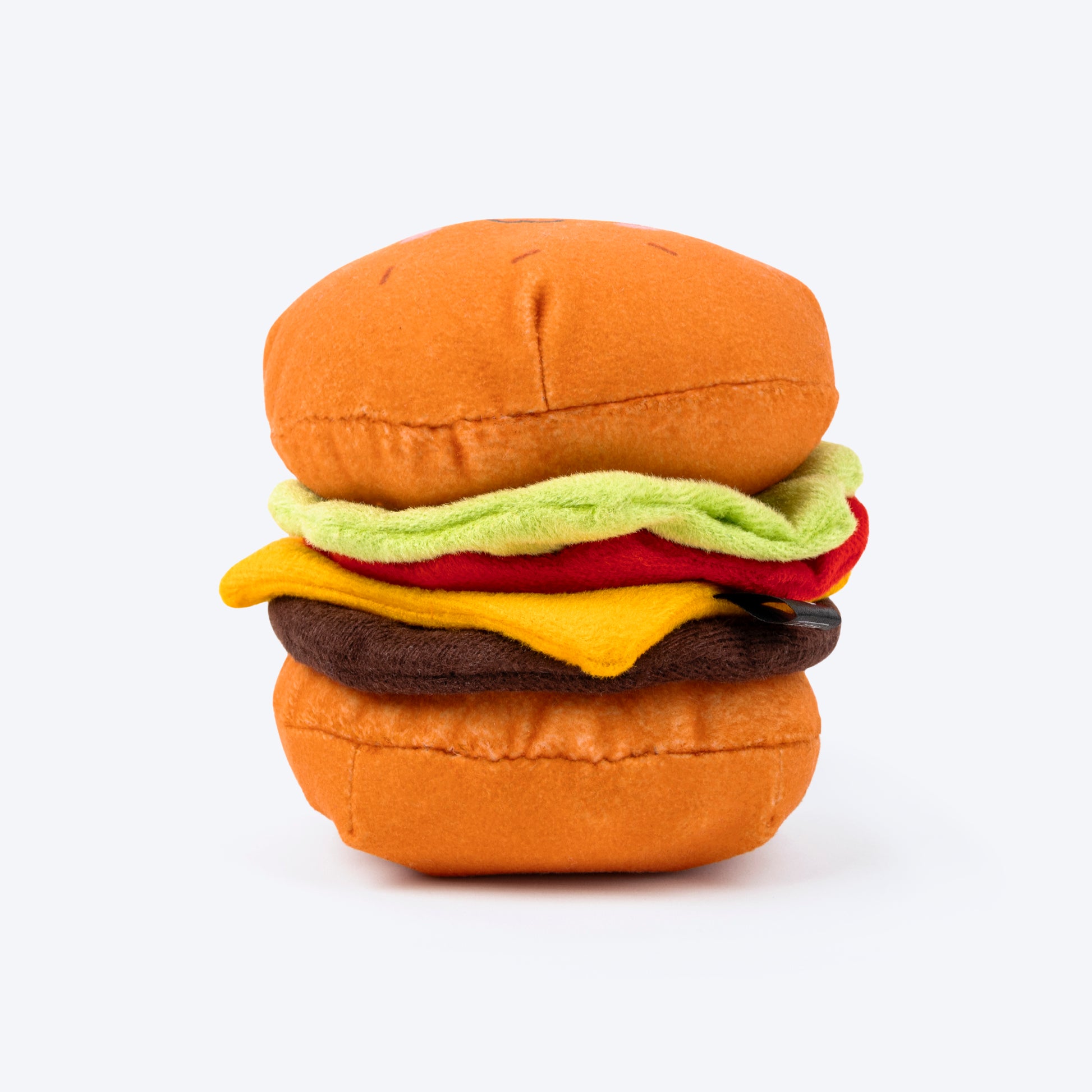 HUFT Burger Cuddle Dog Toy - Heads Up For Tails