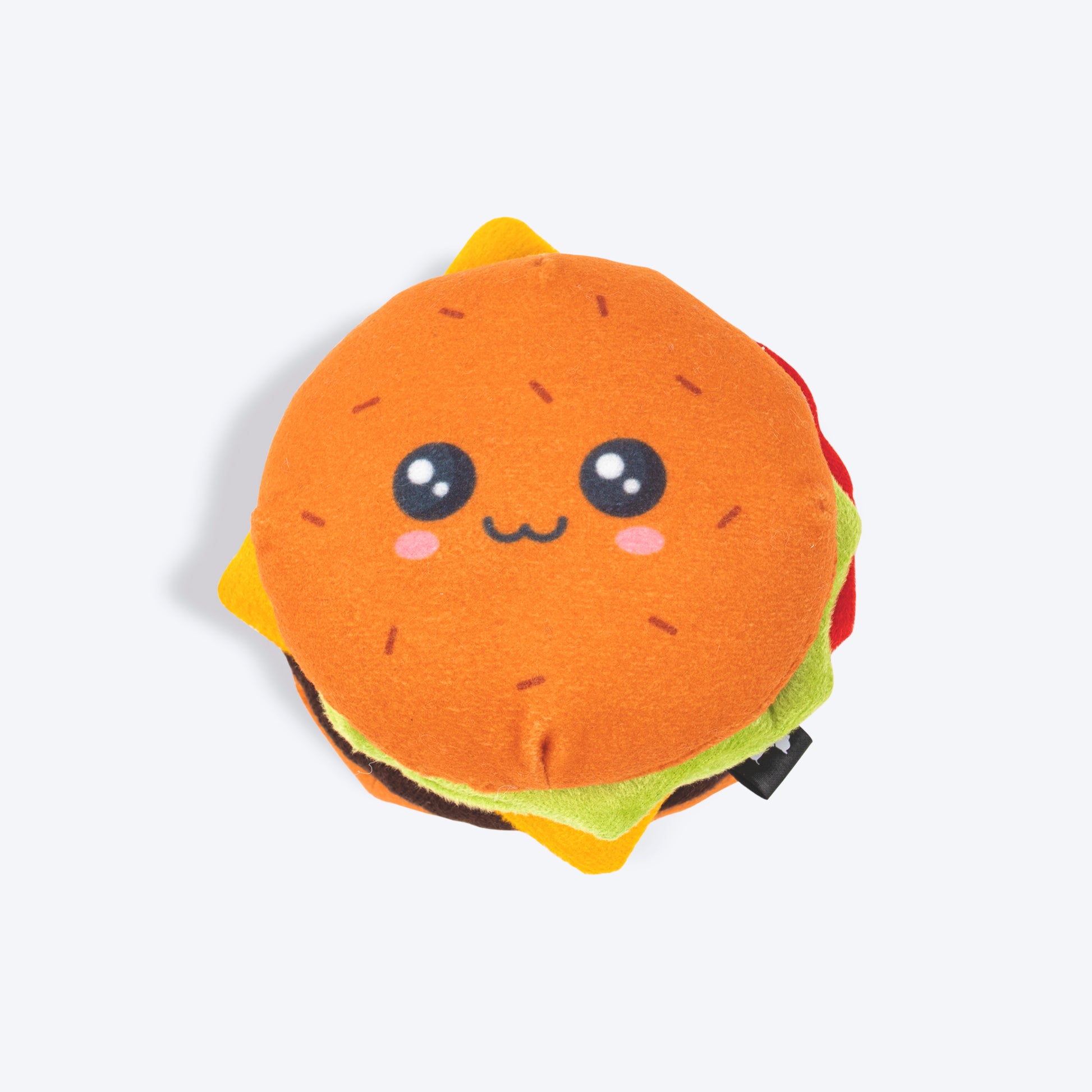 HUFT Burger Cuddle Dog Toy - Heads Up For Tails