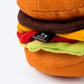 HUFT Burger Cuddle Dog Toy - Heads Up For Tails