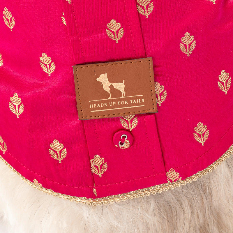 HUFT Shahi Paws Kurta For Dog - Pink
