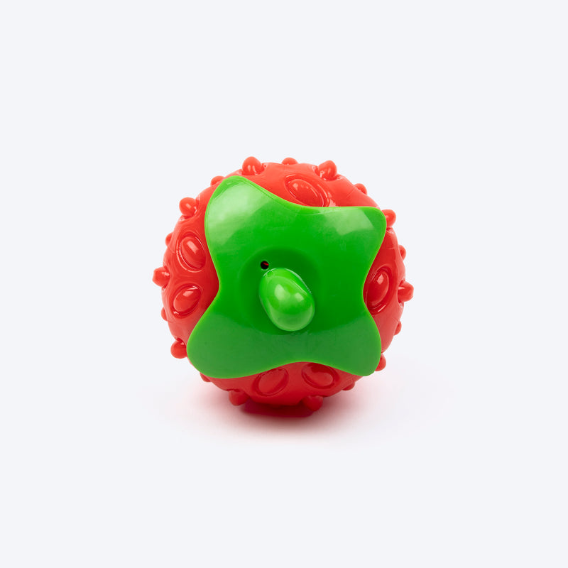 HUFT Berry Chomper Chew Toy For Dog - Red - Heads Up For Tails