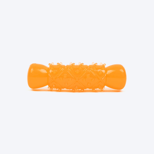 HUFT Chompy Bone Chew Toy For Dog - Orange - Heads Up For Tails