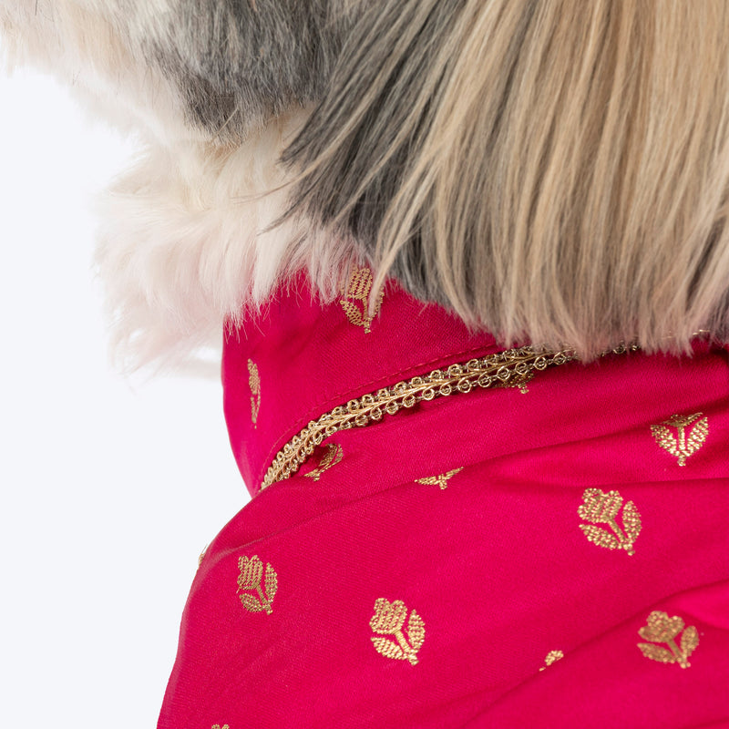 HUFT Shahi Paws Kurta For Dog - Pink